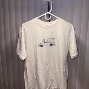 Anti Social Social Club Cream Graphic Tee